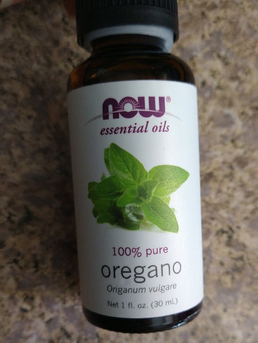 NOW Essential Oils Oregano Oil Serum - Brown Bottle